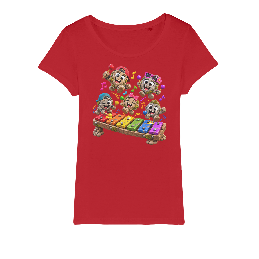 Falling Rocks COllection Organic Jersey Womens T-Shirt