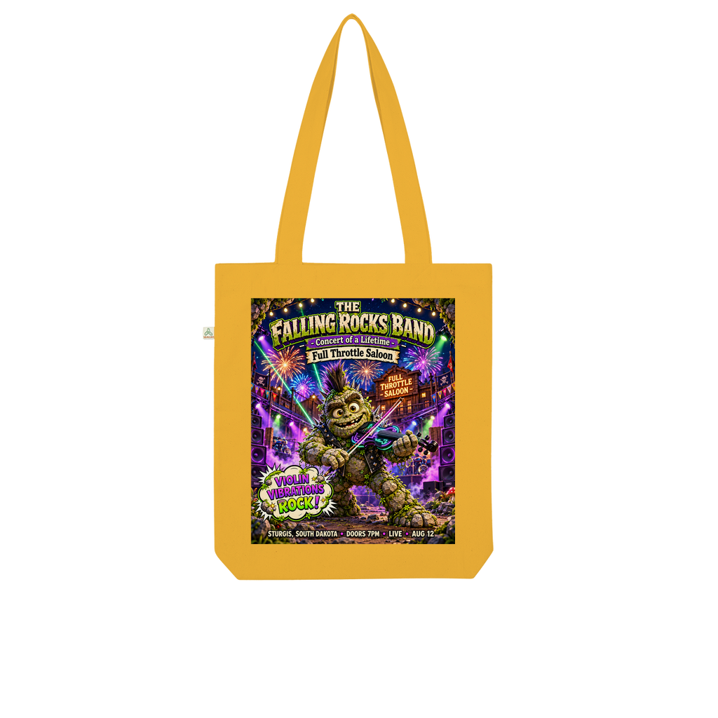 Falling Rocks COllection Organic Tote Bag