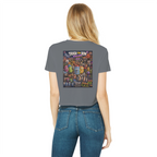 Trash Can Row: Concert for a Lifetime – Classic Women's Cropped Raw Edge T-Shirt