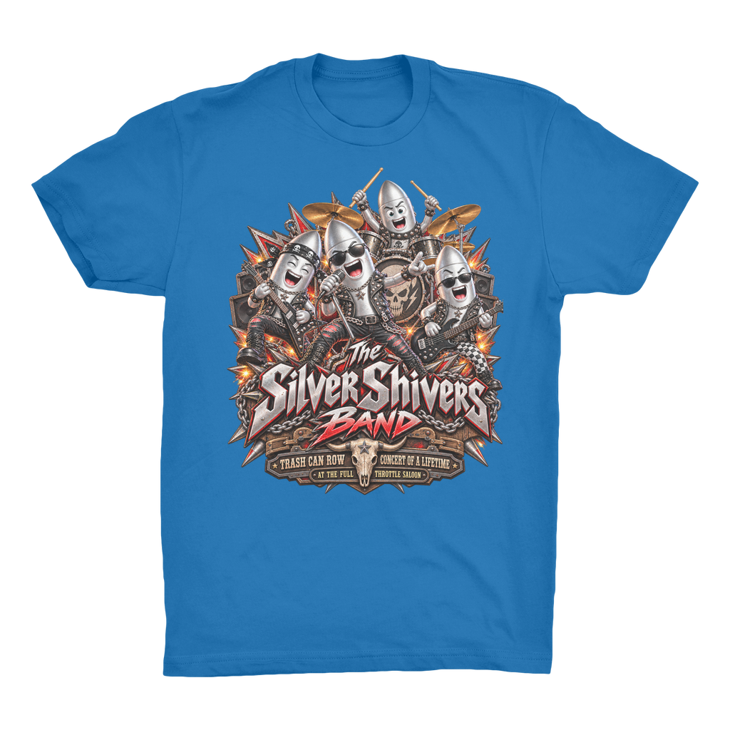 The Silver Shivers Band Organic Adult T-Shirt