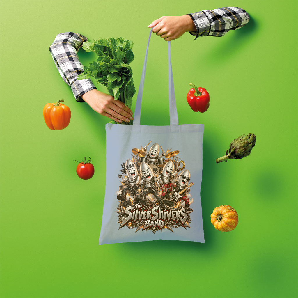 The Silver Shivers Band Shopper Tote Bag