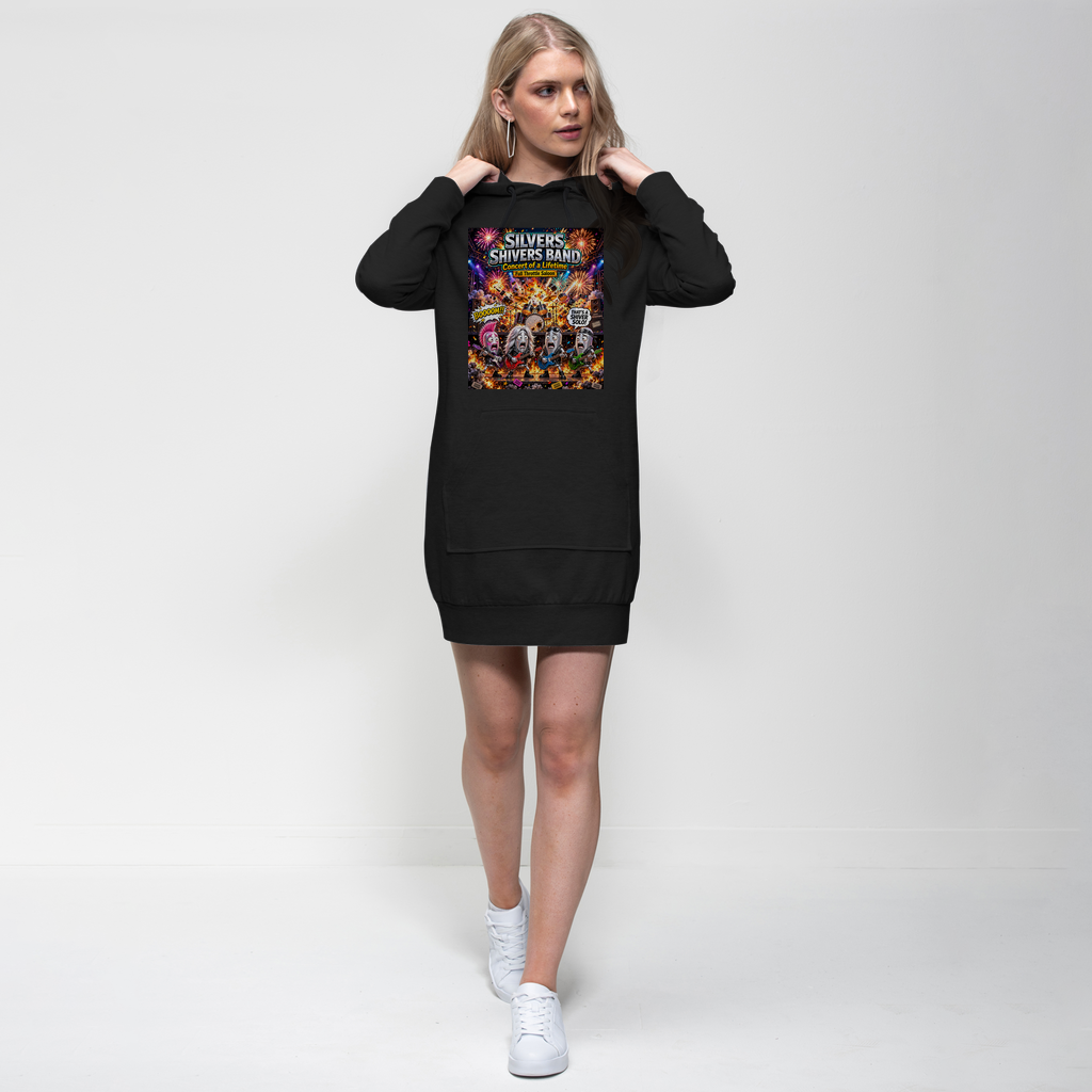 The Silver Shivers Band Premium Adult Hoodie Dress