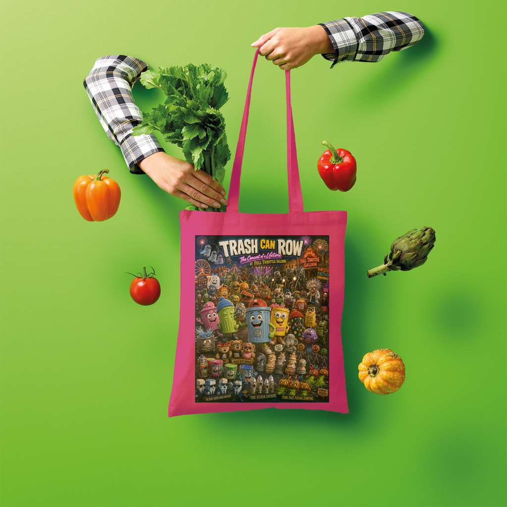 Trash Can Row CONCERT FOR A LIFETIME Shopper Tote Bag