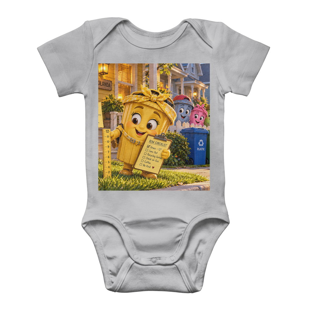 Trash Can Row Classic Baby Onesie Bodysuit