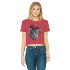 ANGRY CAN MAN 3.0 Classic Women's Cropped Raw Edge T-Shirt