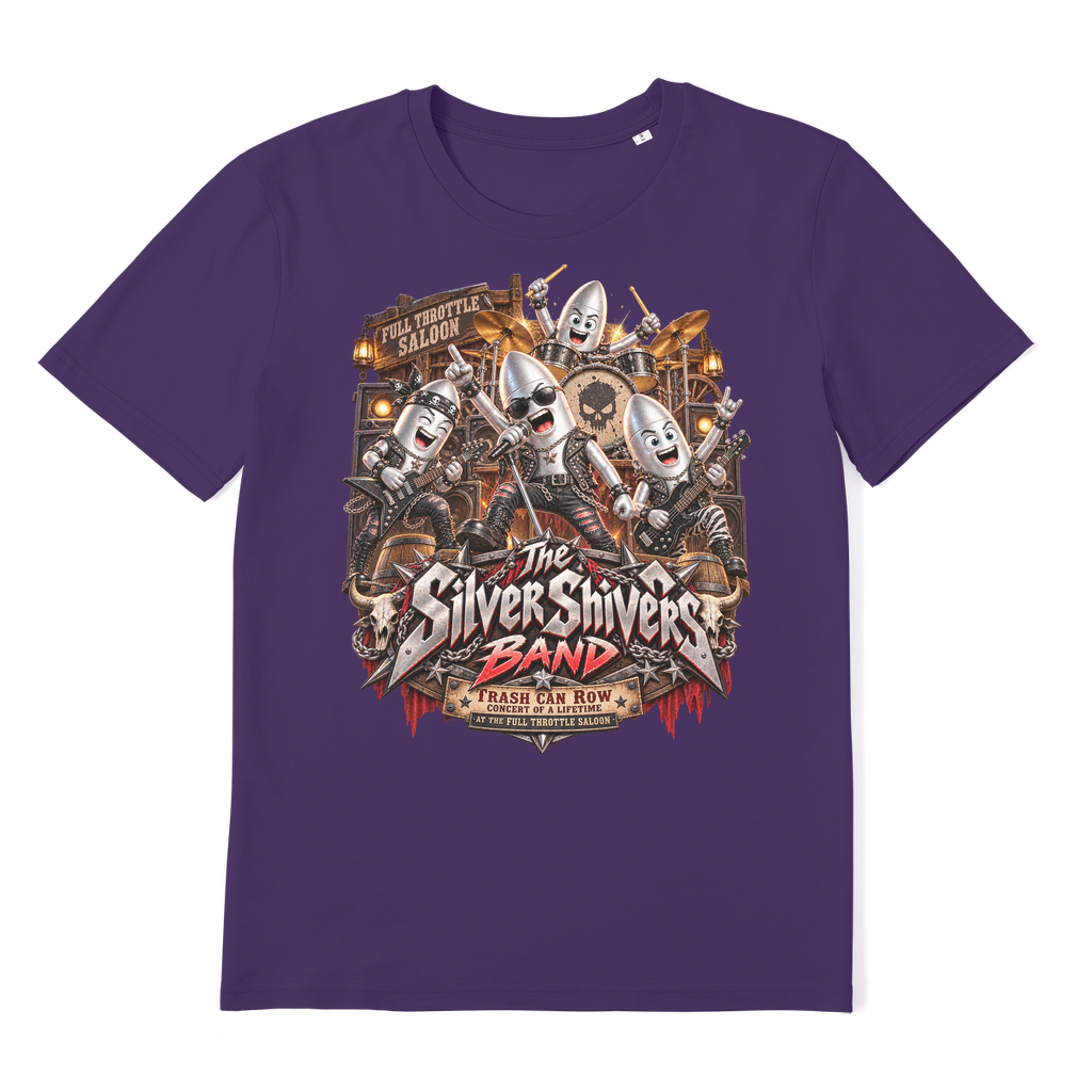 The Silver Shivers Band Premium Organic Adult T-Shirt