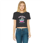 AOC Classic Women's Cropped Raw Edge T-Shirt