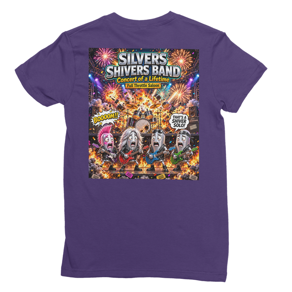 The Silver Shivers Band Premium Jersey Women's T-Shirt