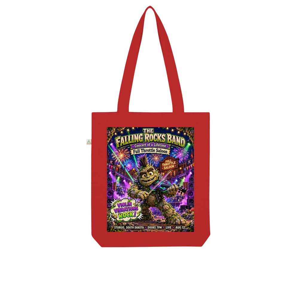 Falling Rocks COllection Organic Tote Bag