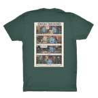Trash Can Row Organic Adult T-Shirt