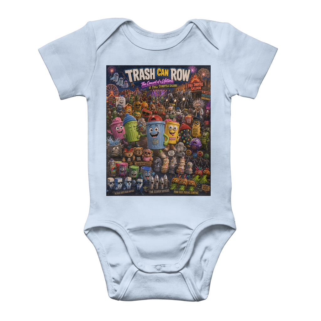 Trash Can Row: Concert for a Lifetime – Classic Baby Onesie Bodysuit