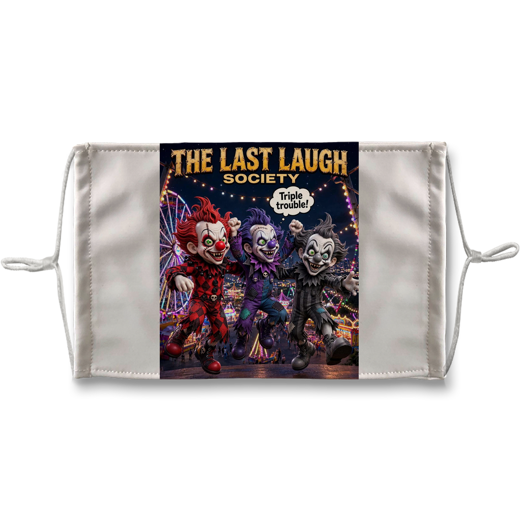The Last Laugh Society Sublimation Face Mask
