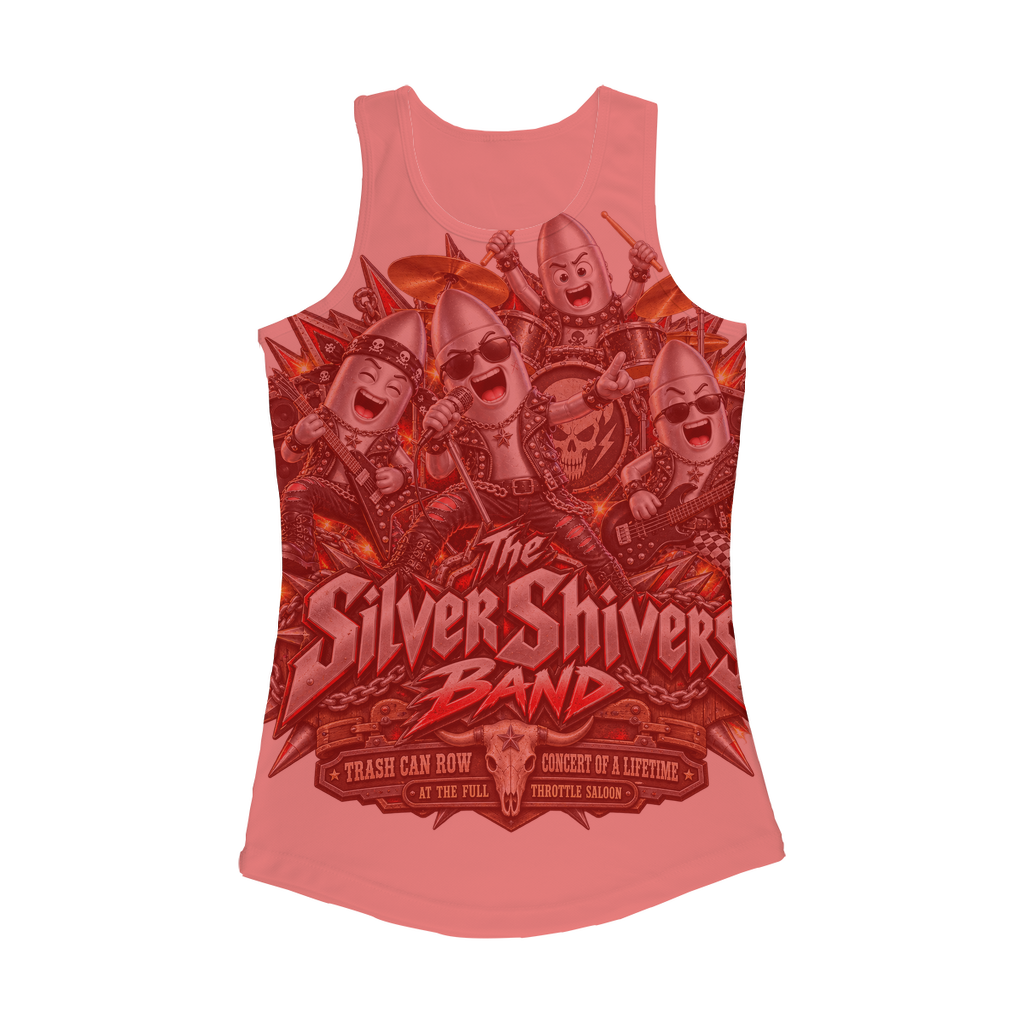 The Silver Shivers Band Women Performance Tank Top