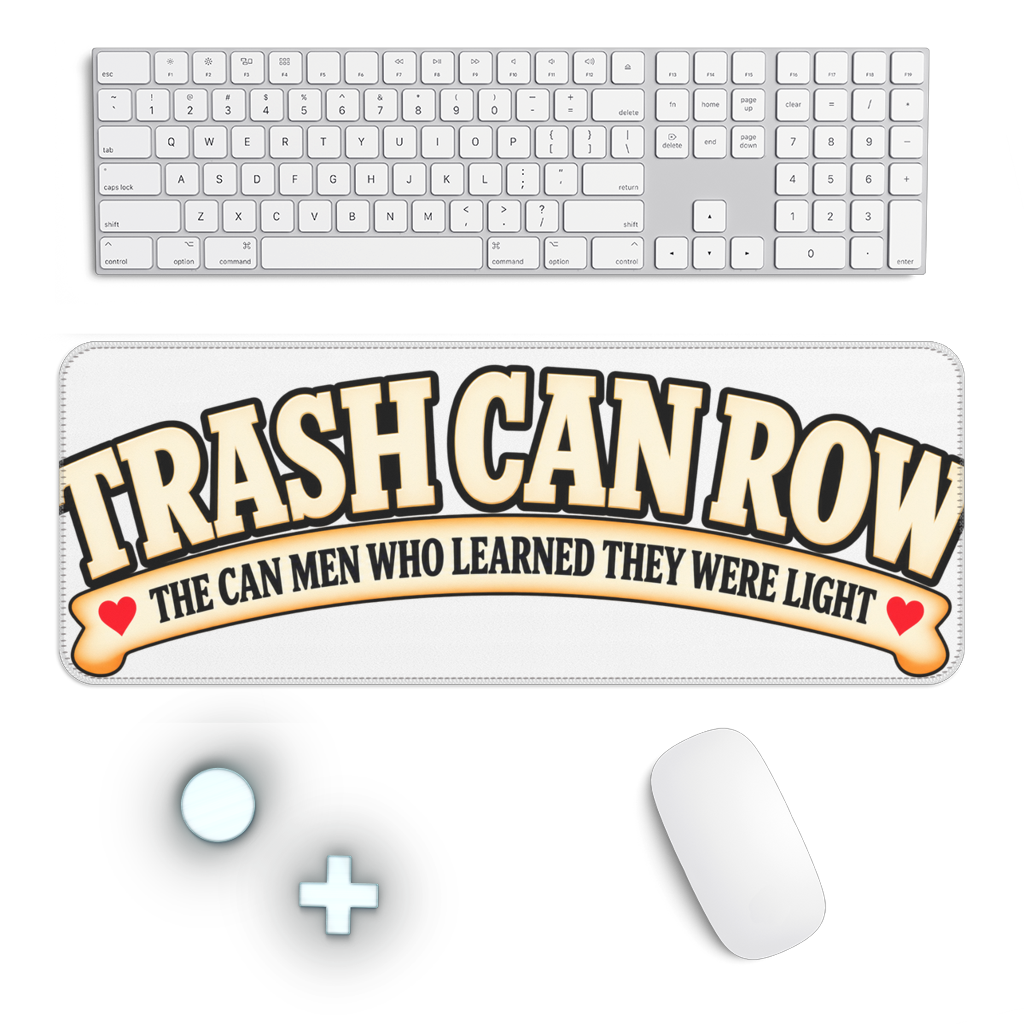 Trash Can Row Gaming Mouse Pad
