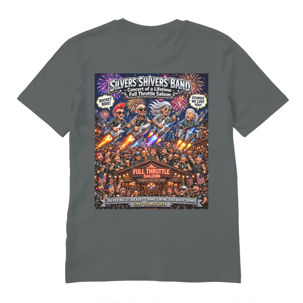 The Silver Shivers Band Premium Organic Adult T-Shirt