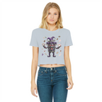 ANGRY CAN MAN 2.0 Classic Women's Cropped Raw Edge T-Shirt