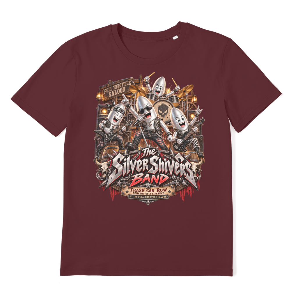 The Silver Shivers Band Premium Organic Adult T-Shirt