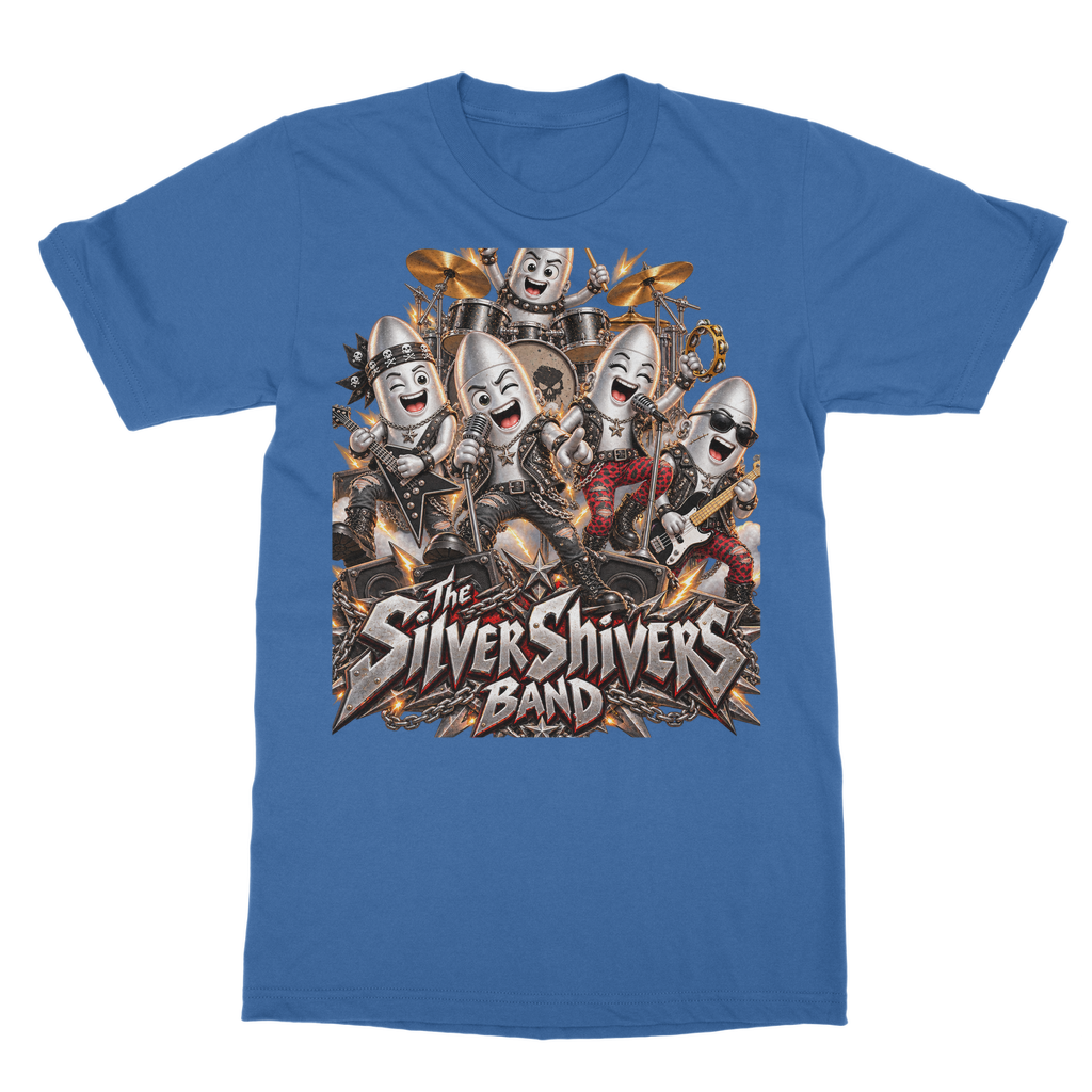 The Silver Shivers Band Classic Heavy Cotton Adult T-Shirt