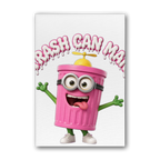 TRASH CAN MAN Premium Stretched Canvas
