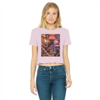 The Last Laugh Society Classic Women's Cropped Raw Edge T-Shirt