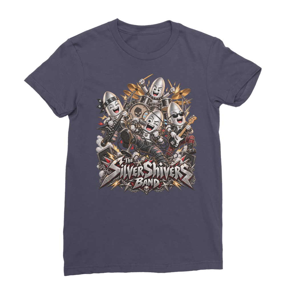 The Silver Shivers Band Premium Jersey Women's T-Shirt