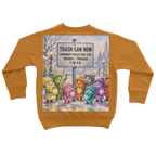 Trash Can Row Classic Kids Sweatshirt