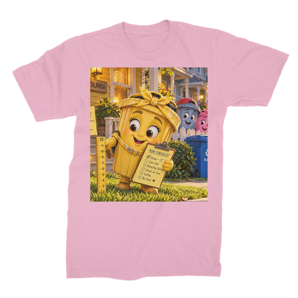 Trash Can Row Unisex Cotton T-Shirt
