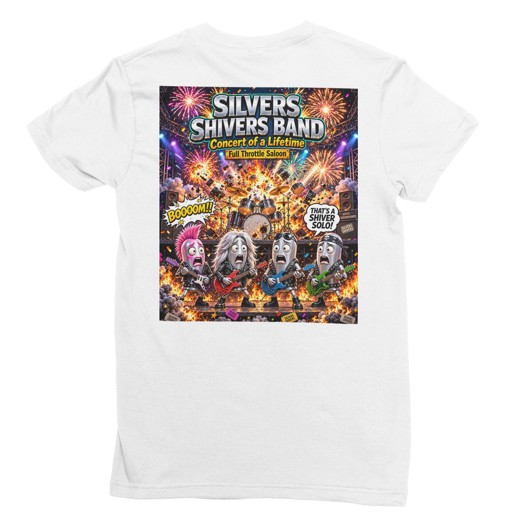 The Silver Shivers Band Premium Jersey Women's T-Shirt