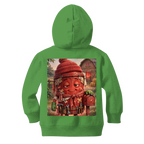 Trash Can Row Classic Kids Zip Hoodie