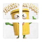 TRASH CAN MAN Sublimation Coasters Pack of Four
