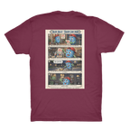 Trash Can Row Organic Adult T-Shirt