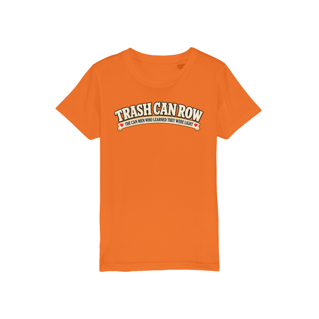 Trash Can Row Organic Jersey Kids T-Shirt