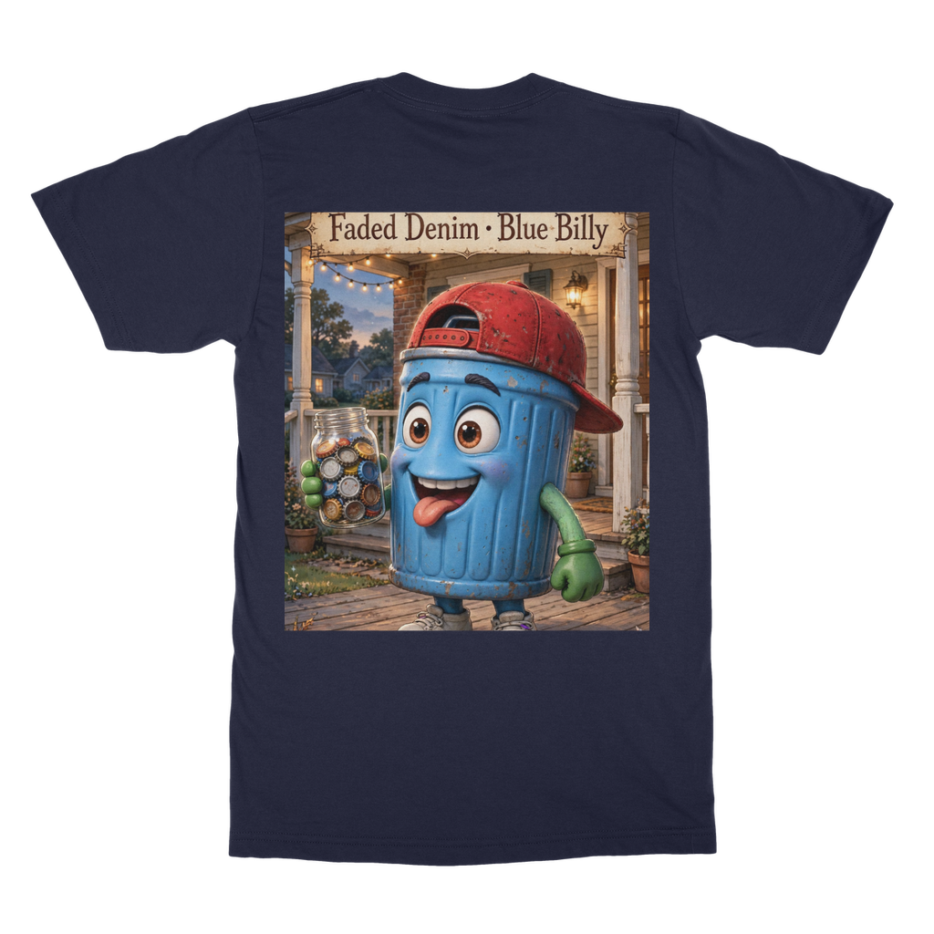 Trash Can Row – Classic Heavy Cotton Adult T-Shirt
