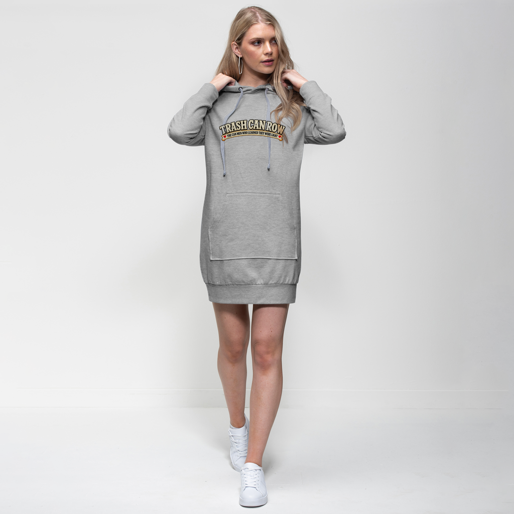 Trash Can Row – Premium Adult Hoodie Dress