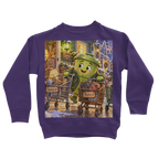 Trash Can Row Classic Kids Sweatshirt