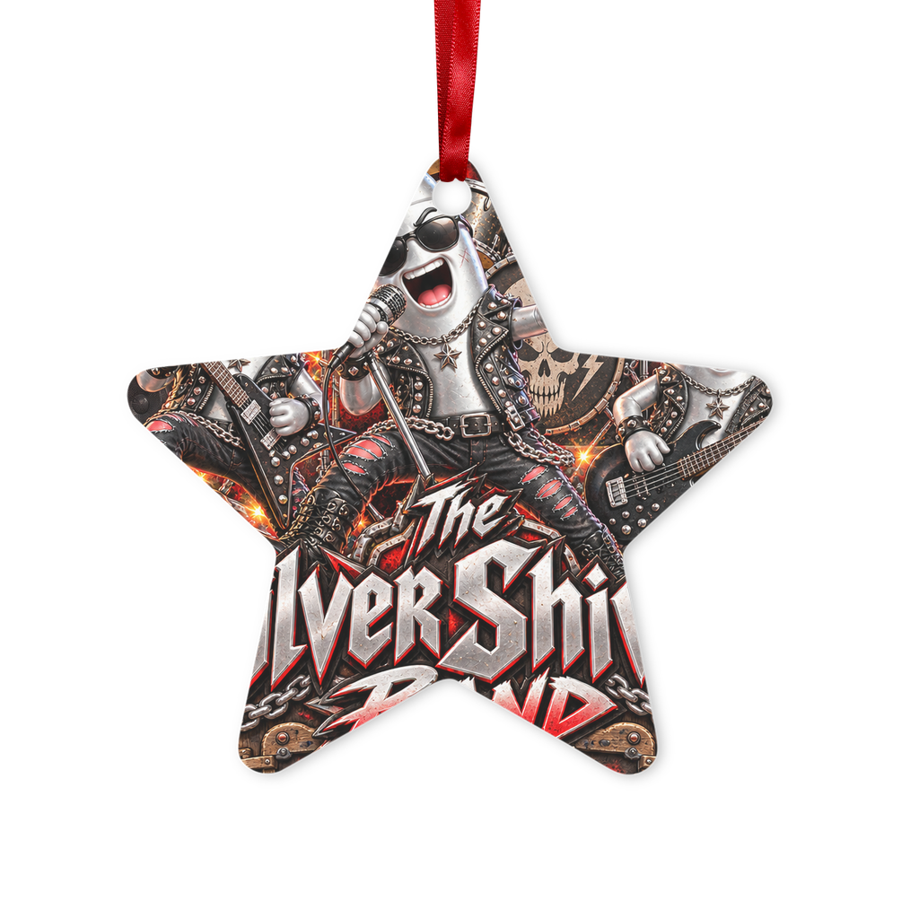 The Silver Shivers Band Metal Hanging Ornament