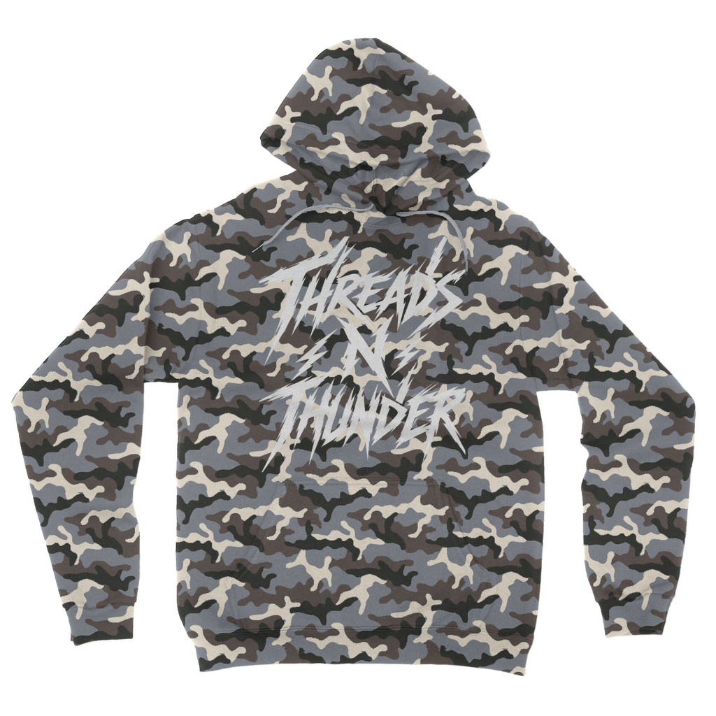 Falling Rocks COllection Camouflage Adult Hoodie