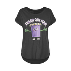 TRASH CAN MAN Women's Long Slub T-Shirt XS-5XL