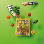 Trash Can Row Shopper Tote Bag