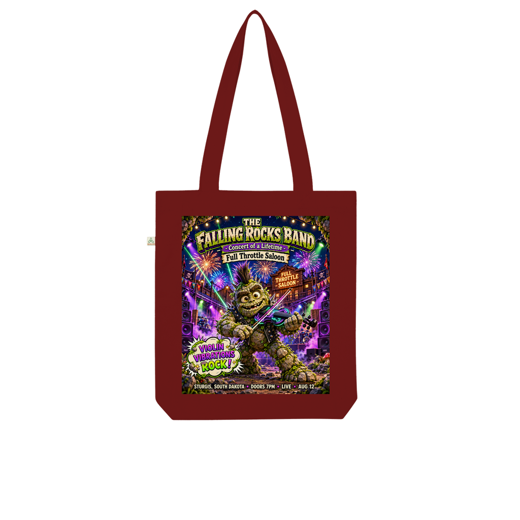 Falling Rocks COllection Organic Tote Bag
