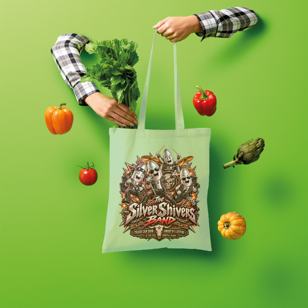 The Silver Shivers Band Shopper Tote Bag