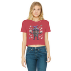 ANGRY CAN MAN 2.0 Classic Women's Cropped Raw Edge T-Shirt