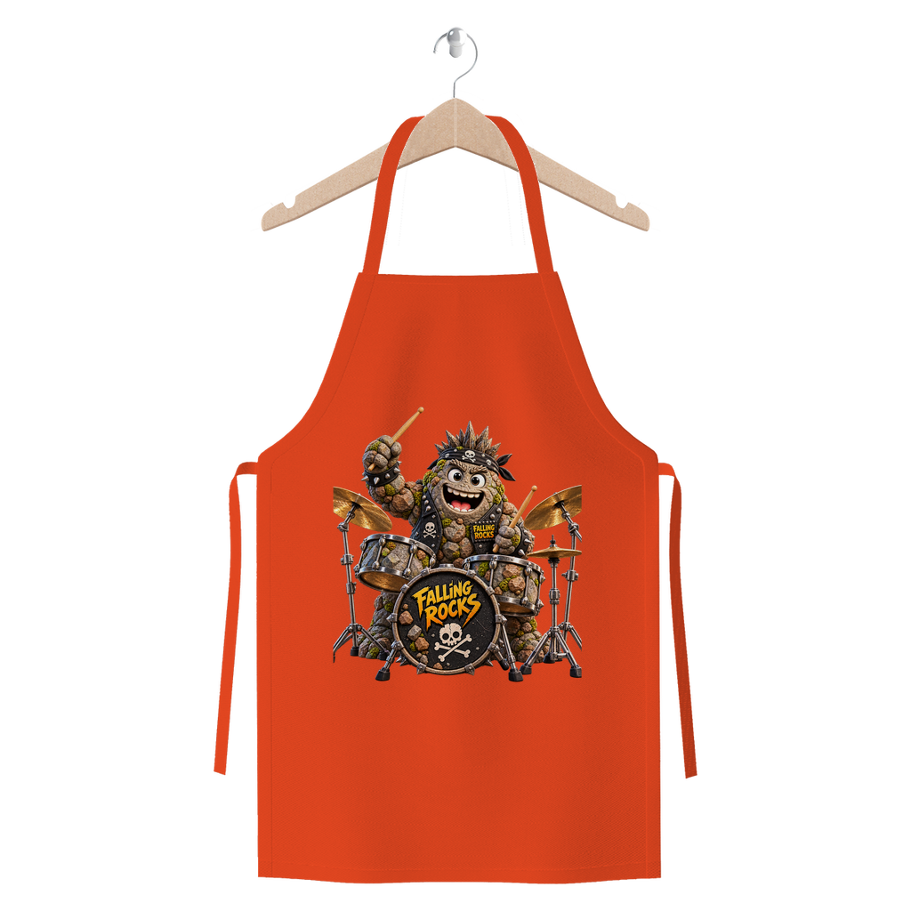 Falling Rocks COllection Premium Jersey Apron