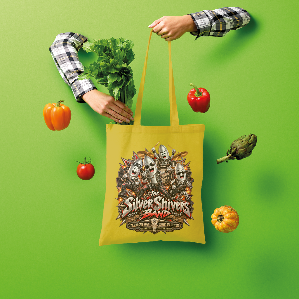 The Silver Shivers Band Shopper Tote Bag
