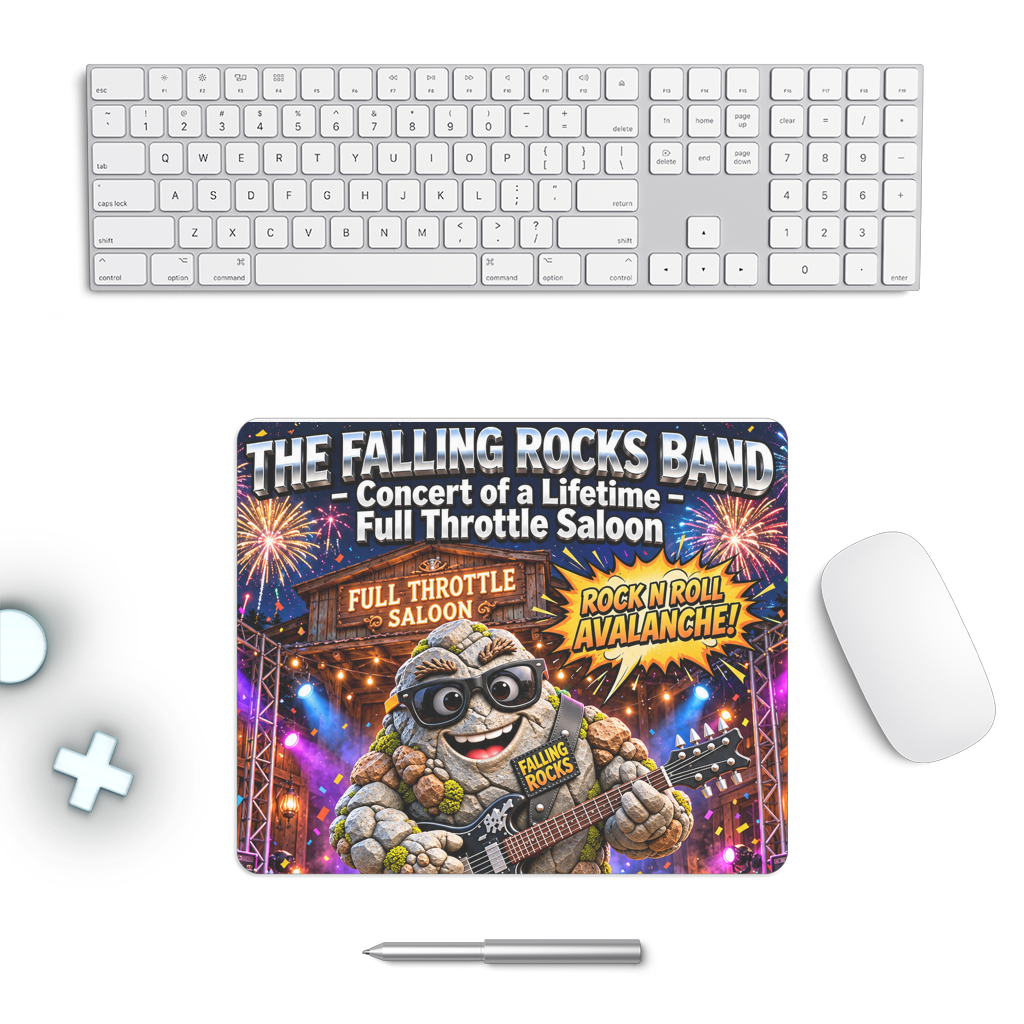 Falling Rocks COllection Mouse Pad
