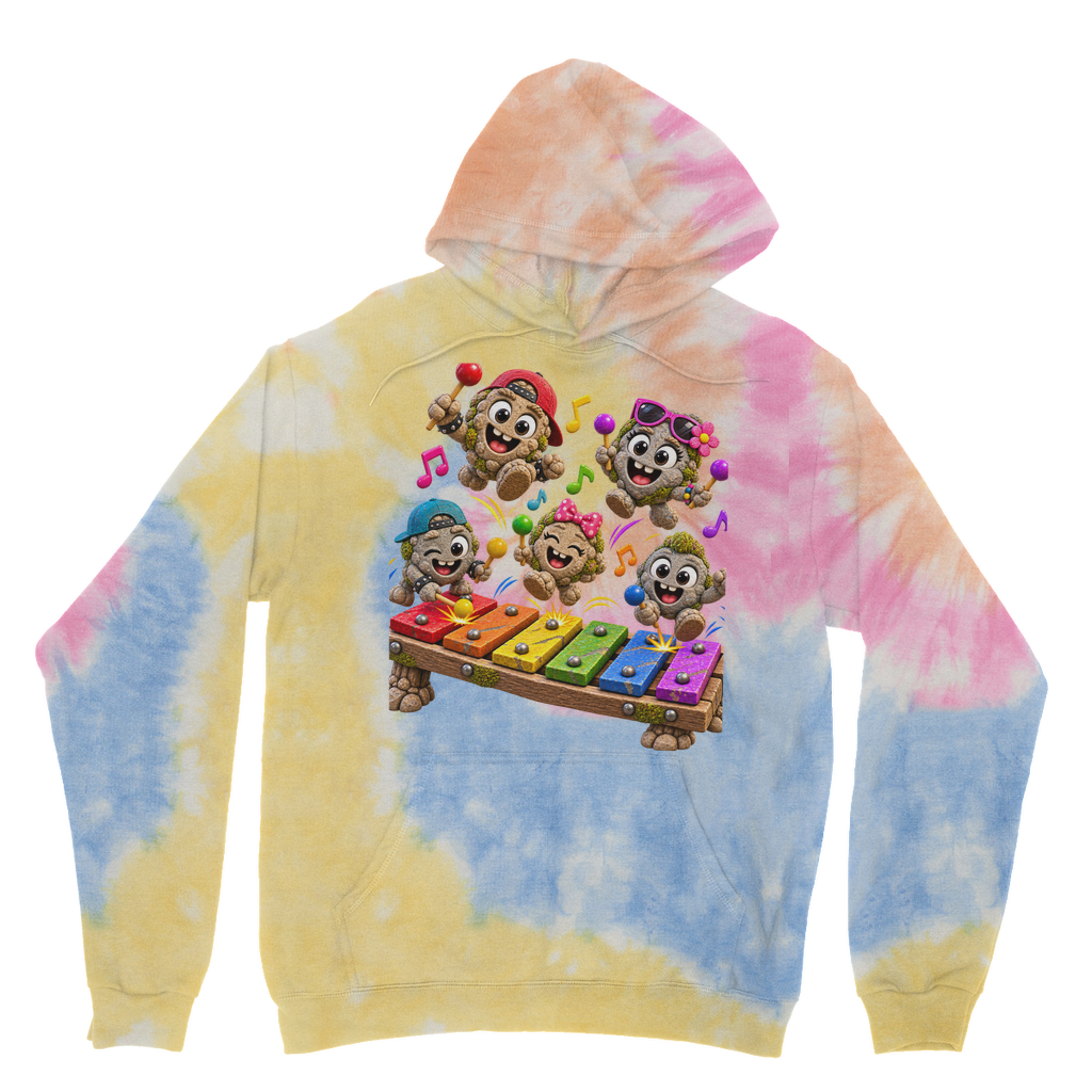 Falling Rocks COllection Tie Dye Hoodie
