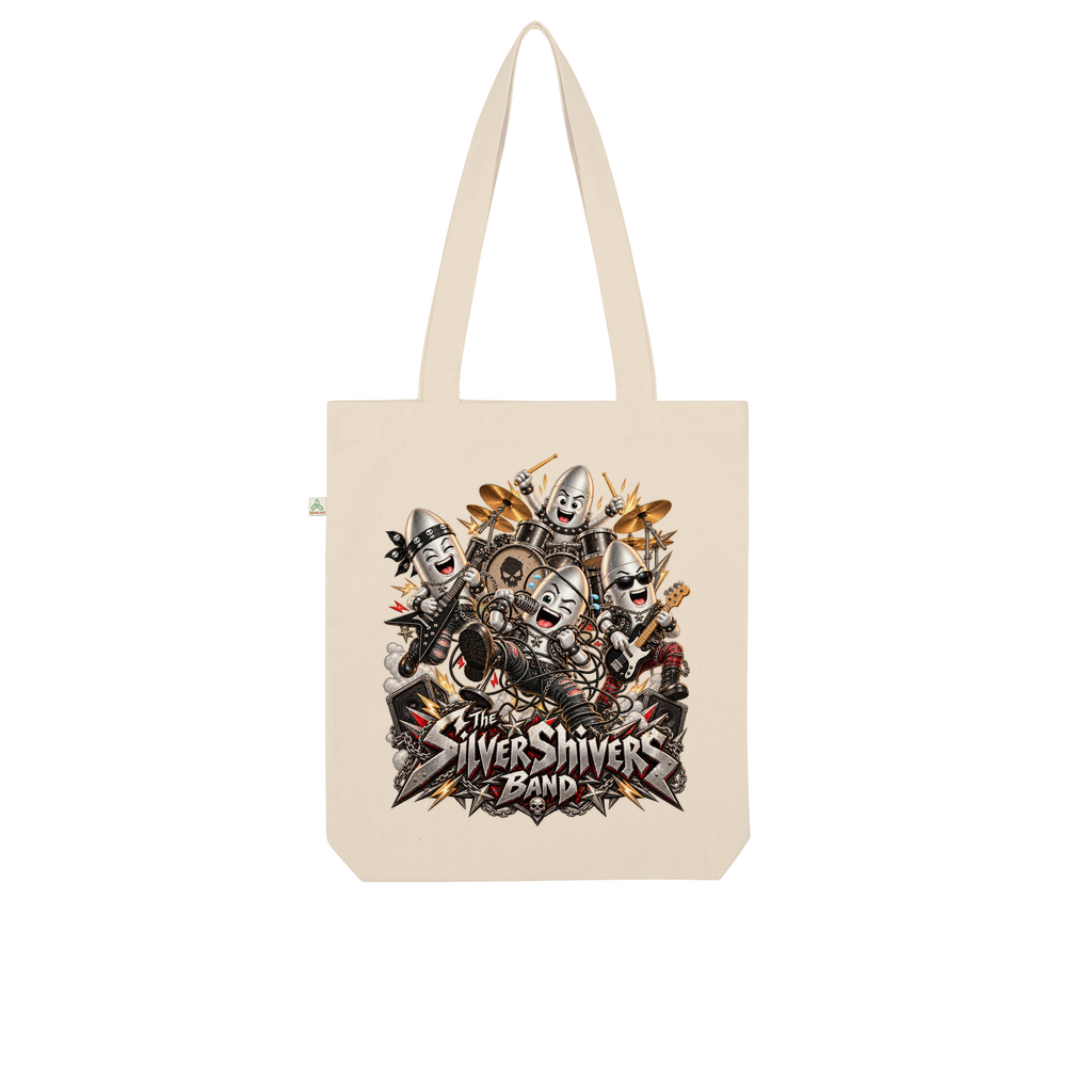 The Silver Shivers Band Organic Tote Bag