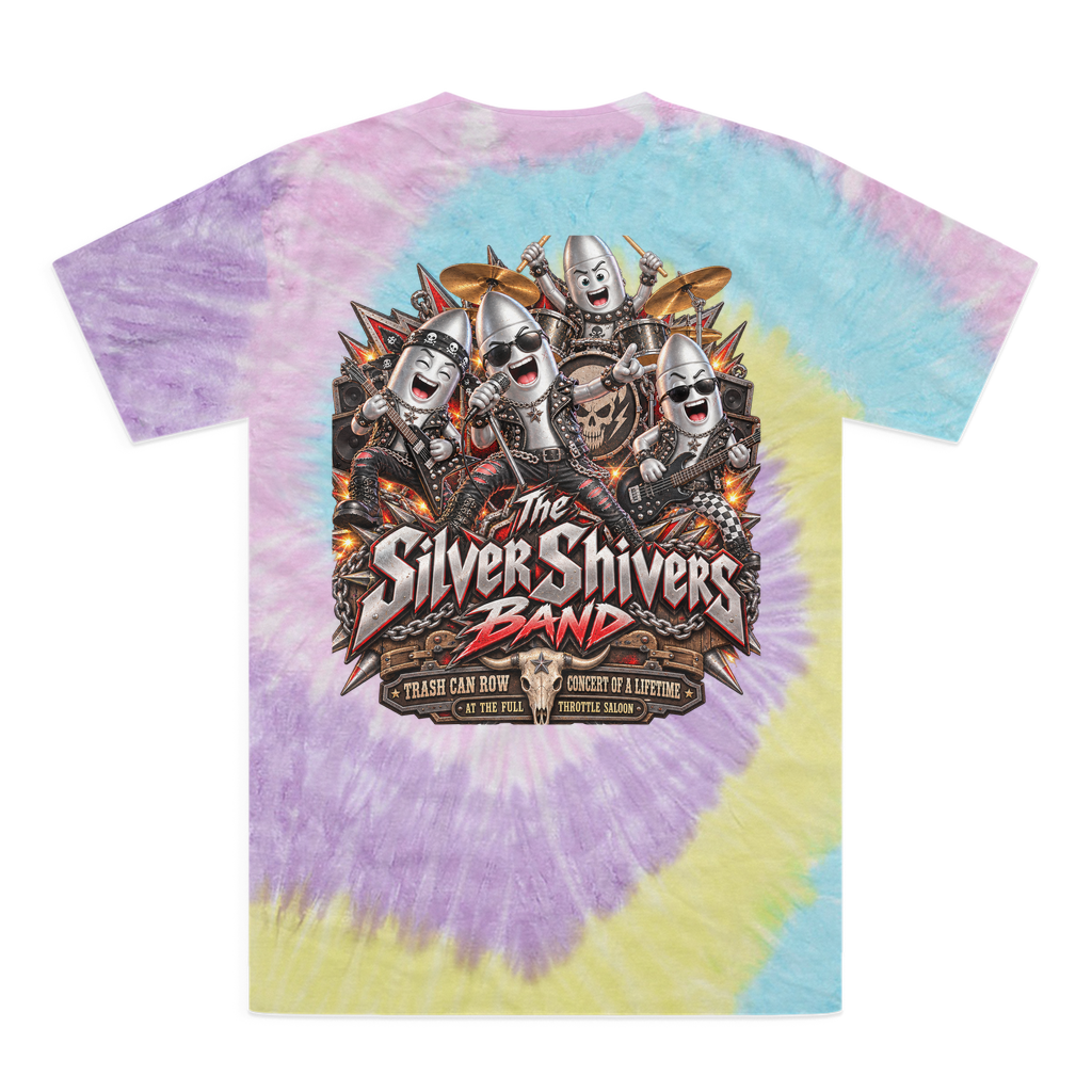 The Silver Shivers Band Tie-Dye T-Shirt