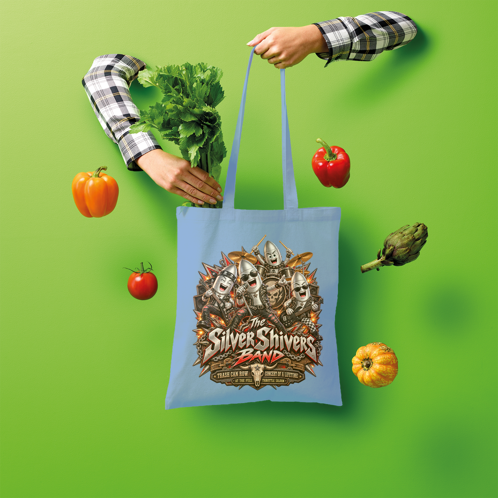 The Silver Shivers Band Shopper Tote Bag