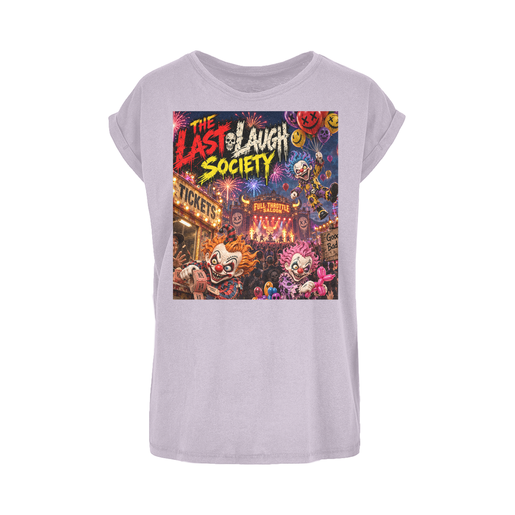 The Last Laugh Society Women's Extended Shoulder T-Shirt XS-5XL